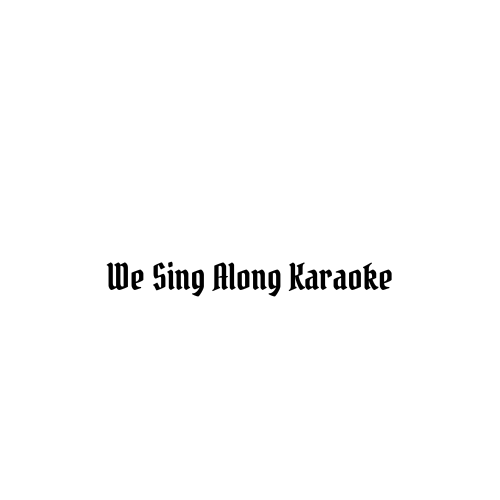 We Sing Along Karaoke-logo